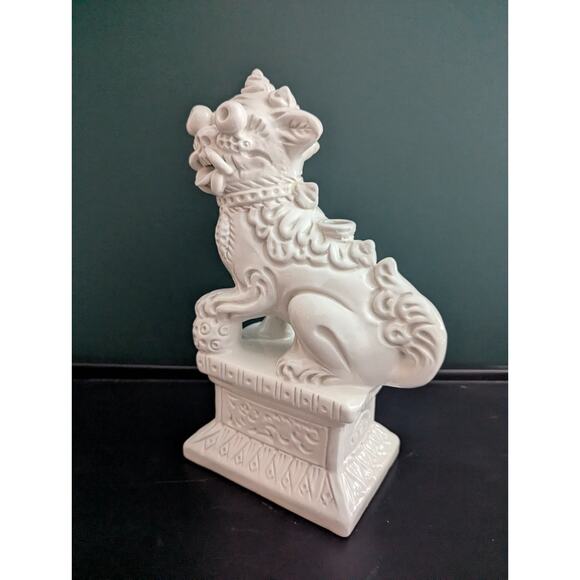 Vintage Italy Ceramic Blanc de Chine Foo Dog! - Picture 9 of 12